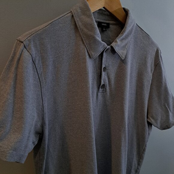 Vince Men's Medium 3-Button Short Sleeve Polo Style #M3329-9218 - Picture 4 of 13